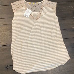 Anthropologie NWT Sleeveless top XS